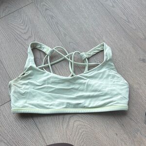 Women's Light Green Strappy Bralette